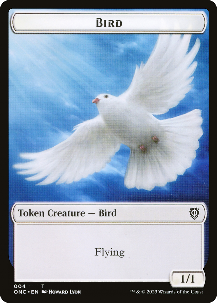 Bird // Cat Double-Sided Token [Phyrexia: All Will Be One Commander Tokens] | Odin's Place