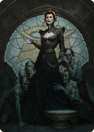 Liliana of the Veil Art Card [Dominaria United Art Series] | Odin's Place