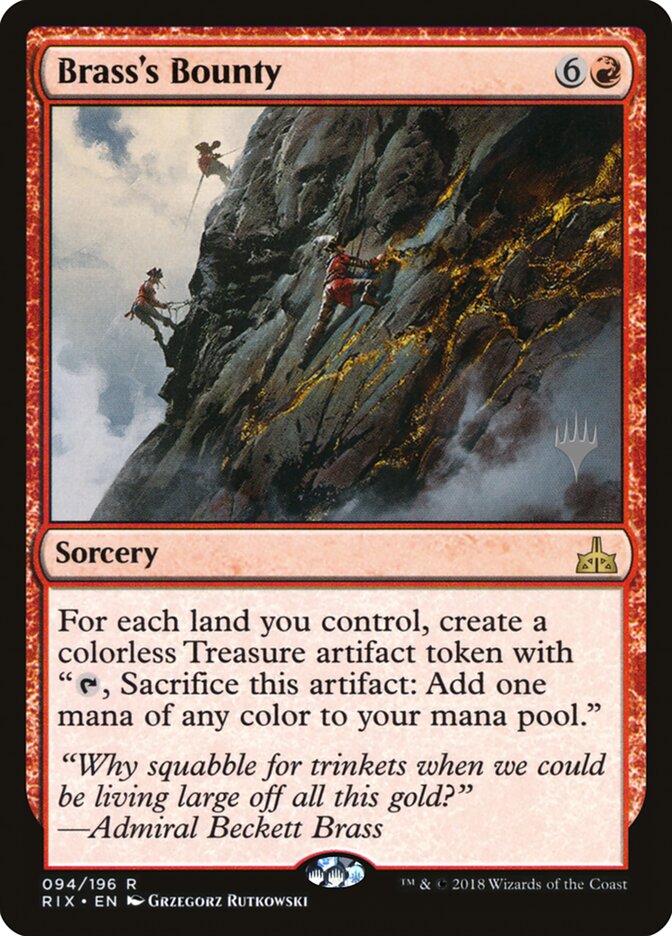 Brass's Bounty (Promo Pack) [Rivals of Ixalan Promos] | Odin's Place