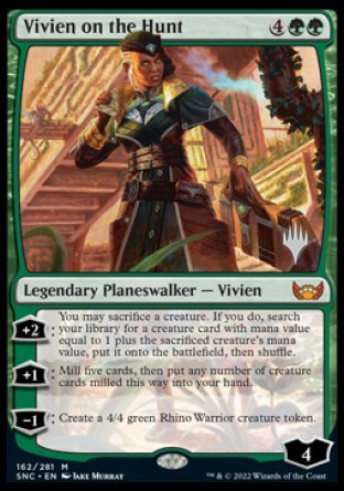 Vivien on the Hunt (Promo Pack) [Streets of New Capenna Promos] | Odin's Place
