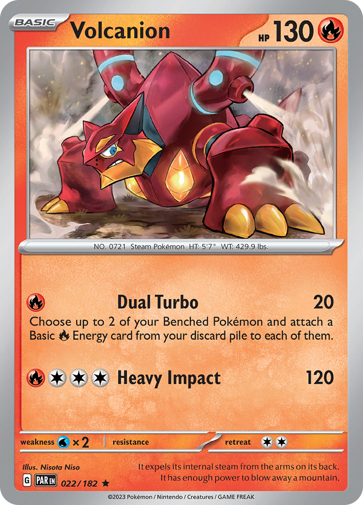 Volcanion (022/182) [Scarlet & Violet: Paradox Rift] | Odin's Place