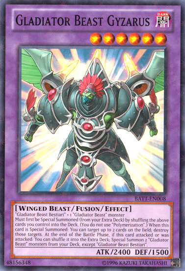 Gladiator Beast Gyzarus [BATT-EN008] Starfoil Rare | Odin's Place