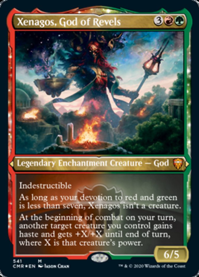 Xenagos, God of Revels (Etched) [Commander Legends] | Odin's Place
