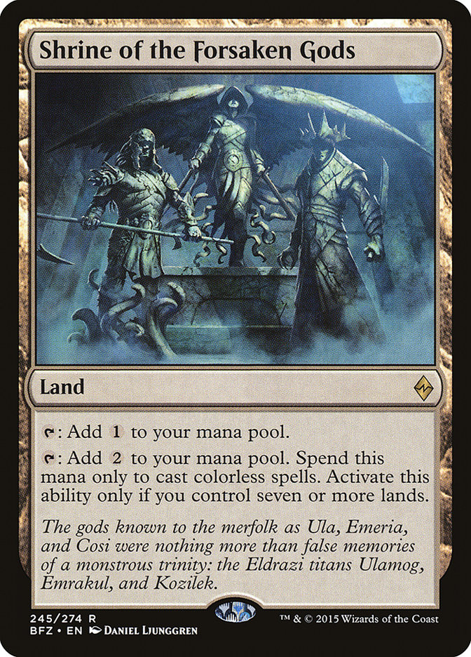 Shrine of the Forsaken Gods (245) [Battle for Zendikar] | Odin's Place