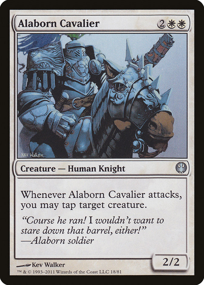 Alaborn Cavalier (18) [Duel Decks: Knights vs. Dragons] | Odin's Place