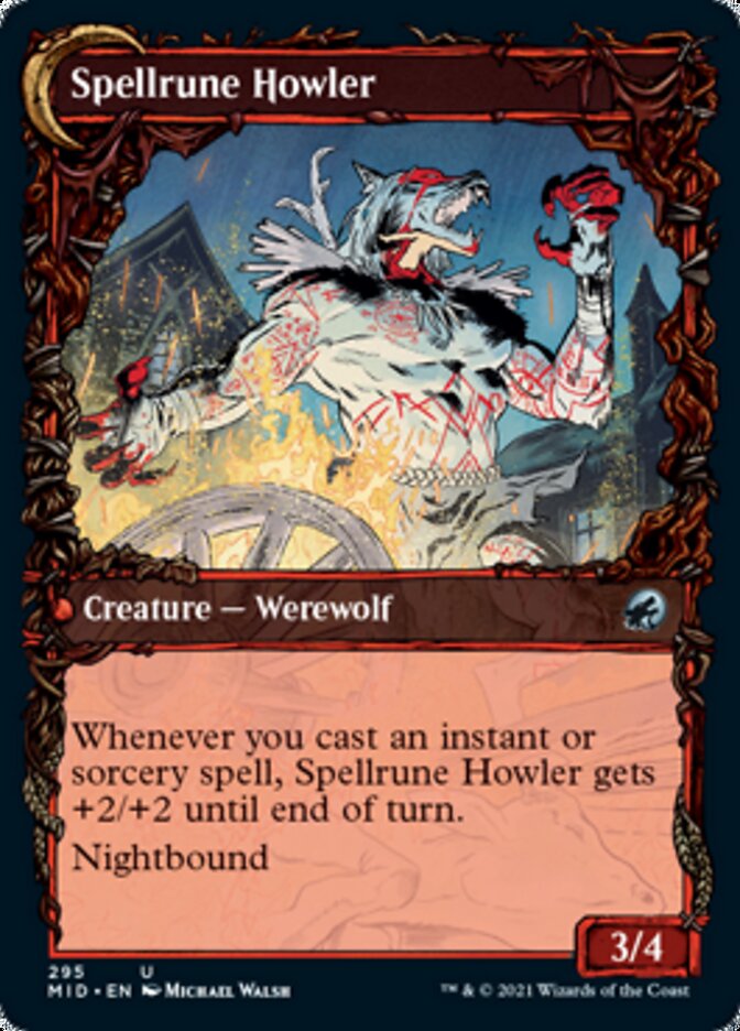 Spellrune Painter // Spellrune Howler (Showcase Equinox) [Innistrad: Midnight Hunt] | Odin's Place