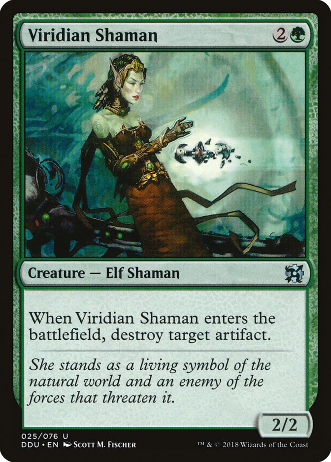Viridian Shaman (25) [Duel Decks: Elves vs. Inventors] | Odin's Place