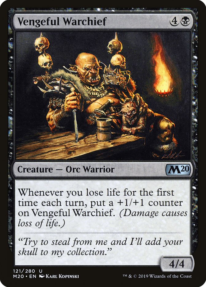 Vengeful Warchief [Core Set 2020] | Odin's Place
