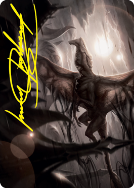 Shadrix Silverquill Art Card (Gold-Stamped Signature) [Strixhaven: School of Mages Art Series] | Odin's Place