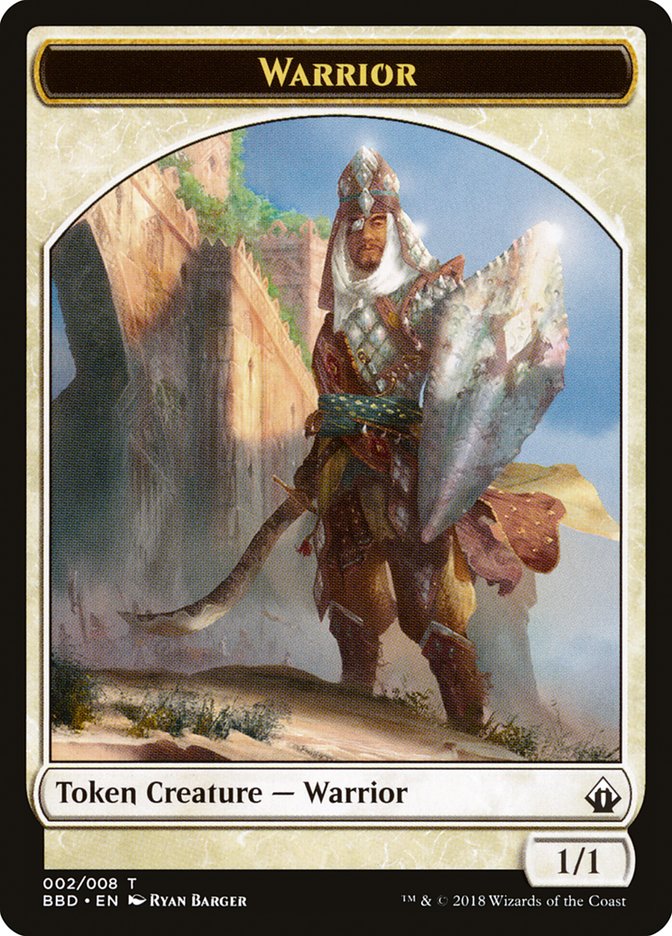 Warrior Token (2) [Battlebond Tokens] | Odin's Place