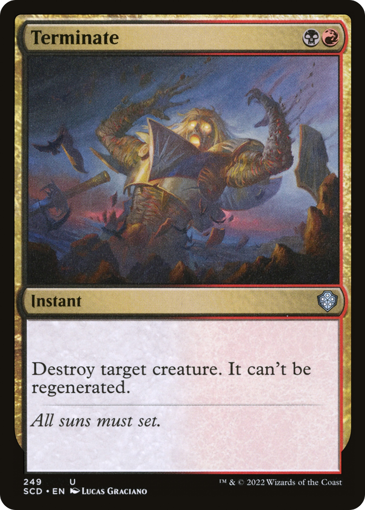 Terminate [Starter Commander Decks] | Odin's Place