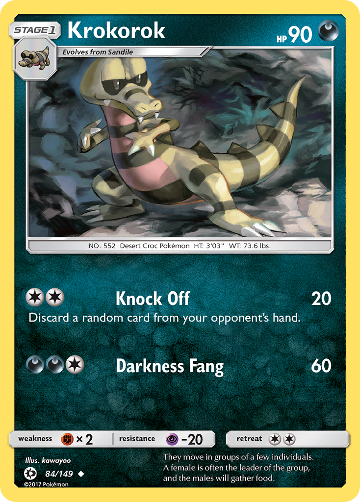 Krokorok (84/149) [Sun & Moon: Base Set] | Odin's Place