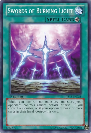 Swords of Burning Light [YS13-EN021] Common | Odin's Place