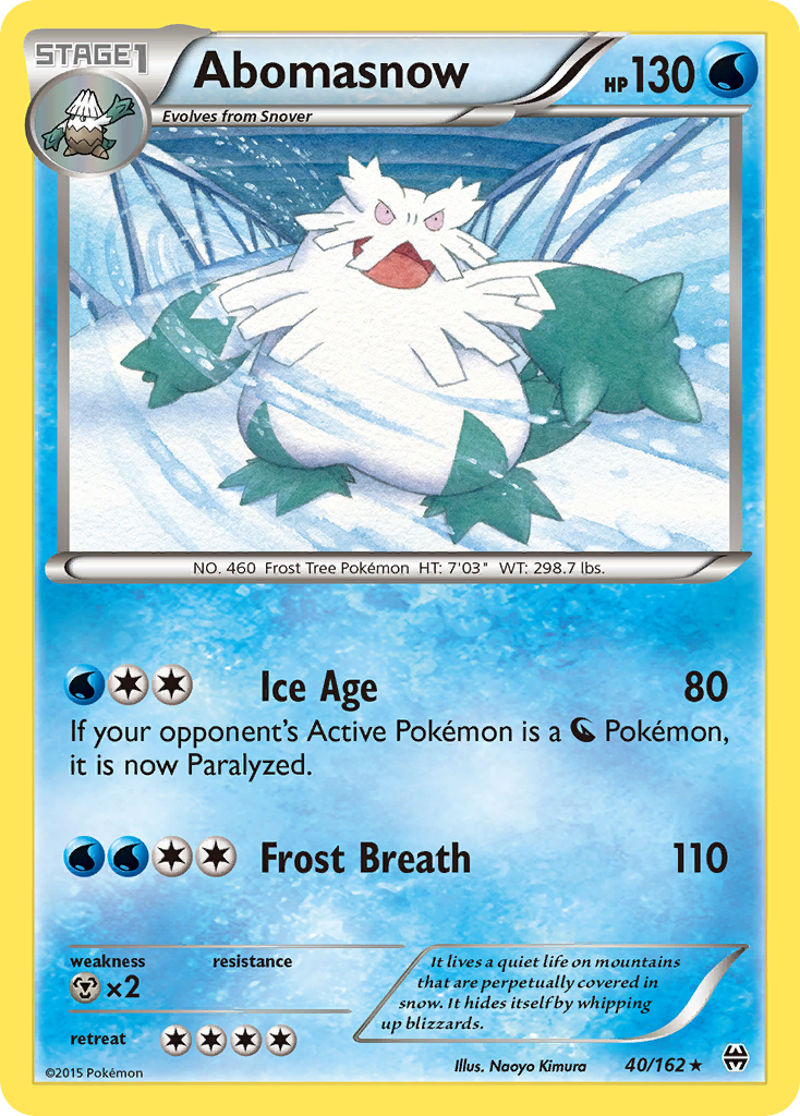 Abomasnow (40/162) [XY: BREAKthrough] | Odin's Place