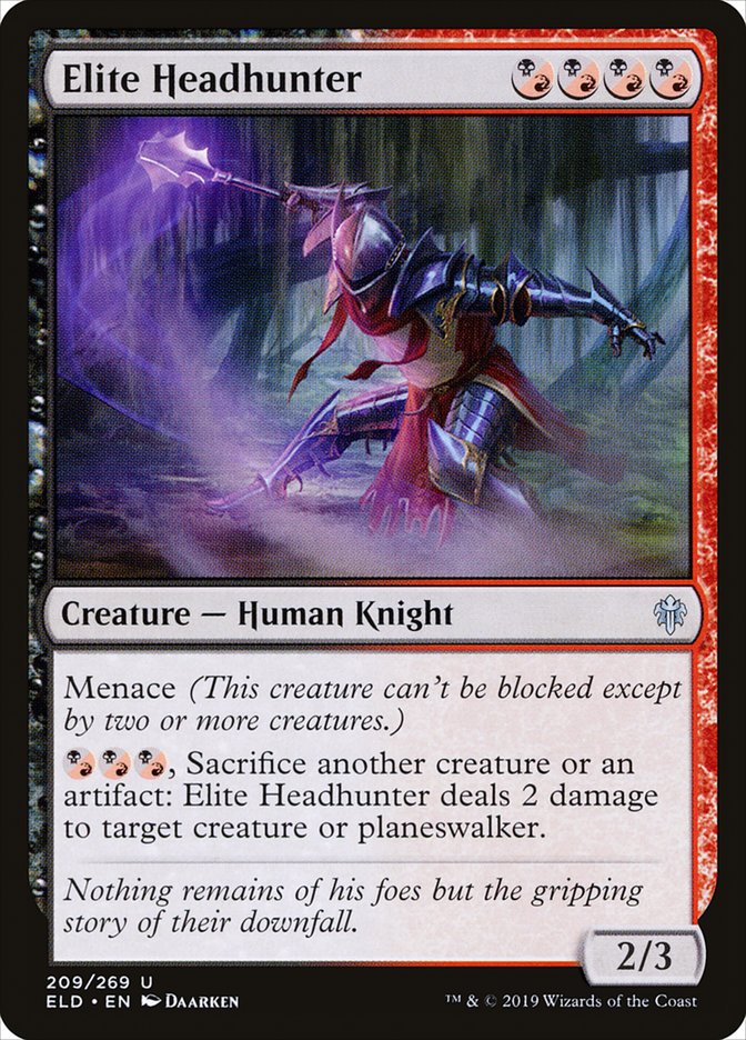 Elite Headhunter [Throne of Eldraine] | Odin's Place