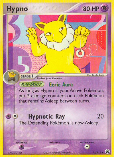 Hypno (25/112) [EX: FireRed & LeafGreen] | Odin's Place