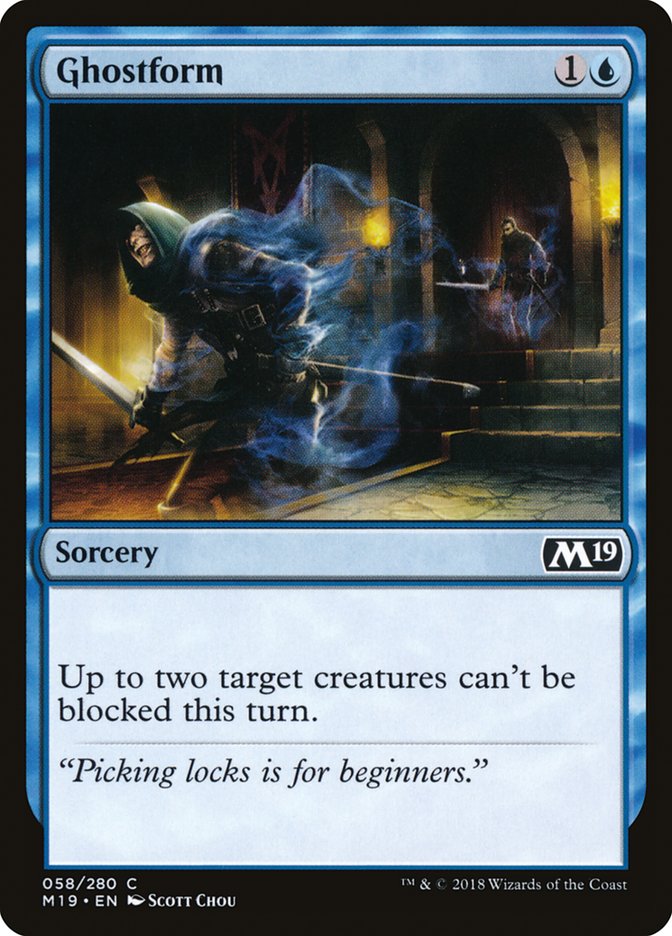 Ghostform (58) [Core Set 2019] | Odin's Place