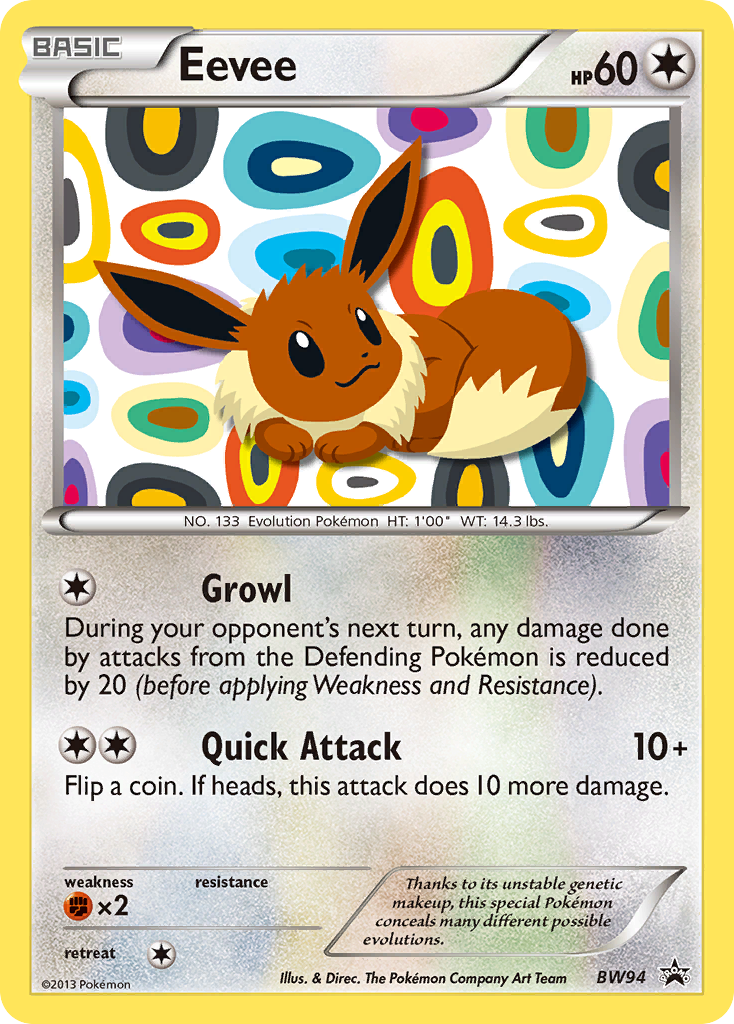 Eevee (BW94) [Black & White: Black Star Promos] | Odin's Place