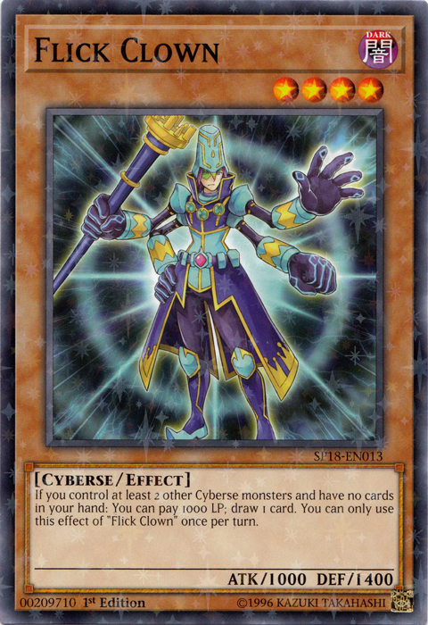 Flick Clown [SP18-EN013] Starfoil Rare | Odin's Place