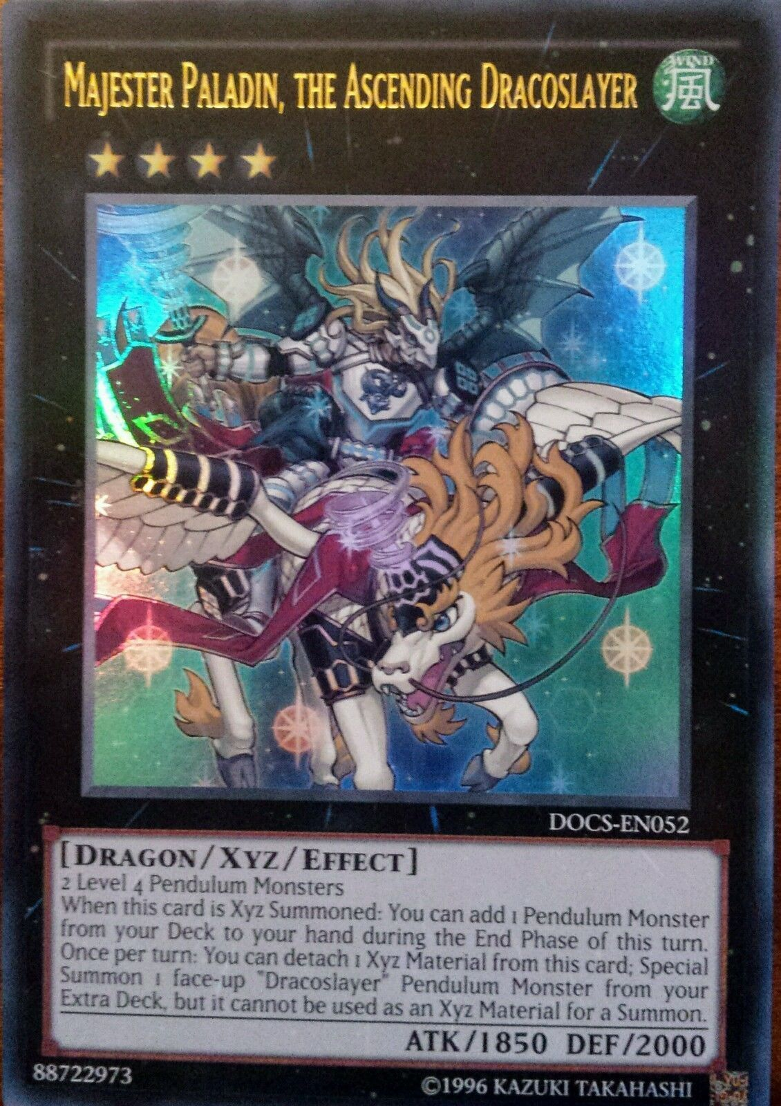 Majester Paladin, the Ascending Dracoslayer [DOCS-EN052] Ultra Rare | Odin's Place