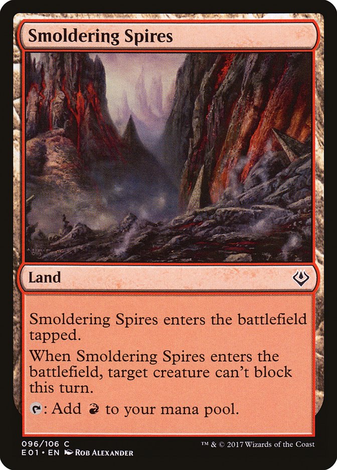 Smoldering Spires (96) [Archenemy: Nicol Bolas] | Odin's Place