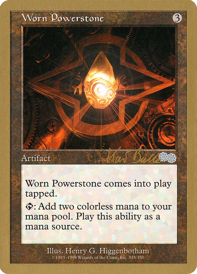 Worn Powerstone (Kai Budde) [World Championship Decks 1999] | Odin's Place