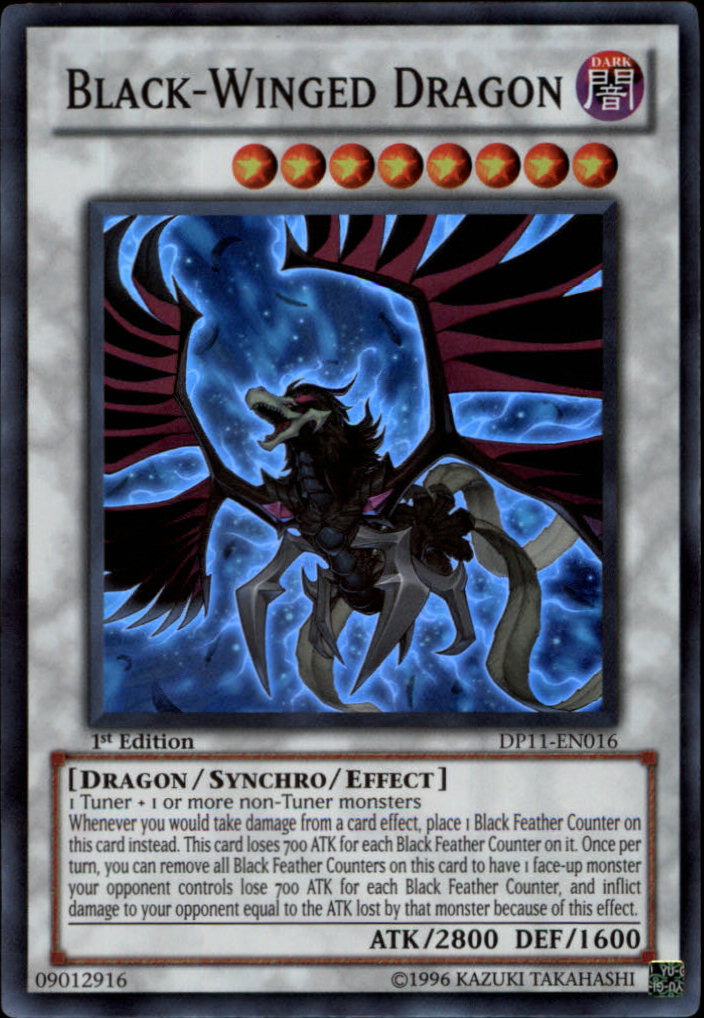 Black-Winged Dragon [DP11-EN016] Super Rare | Odin's Place
