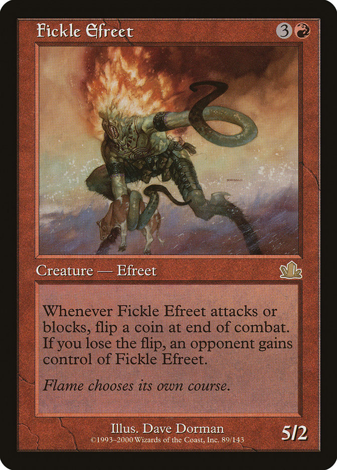 Fickle Efreet (89) [Prophecy] | Odin's Place