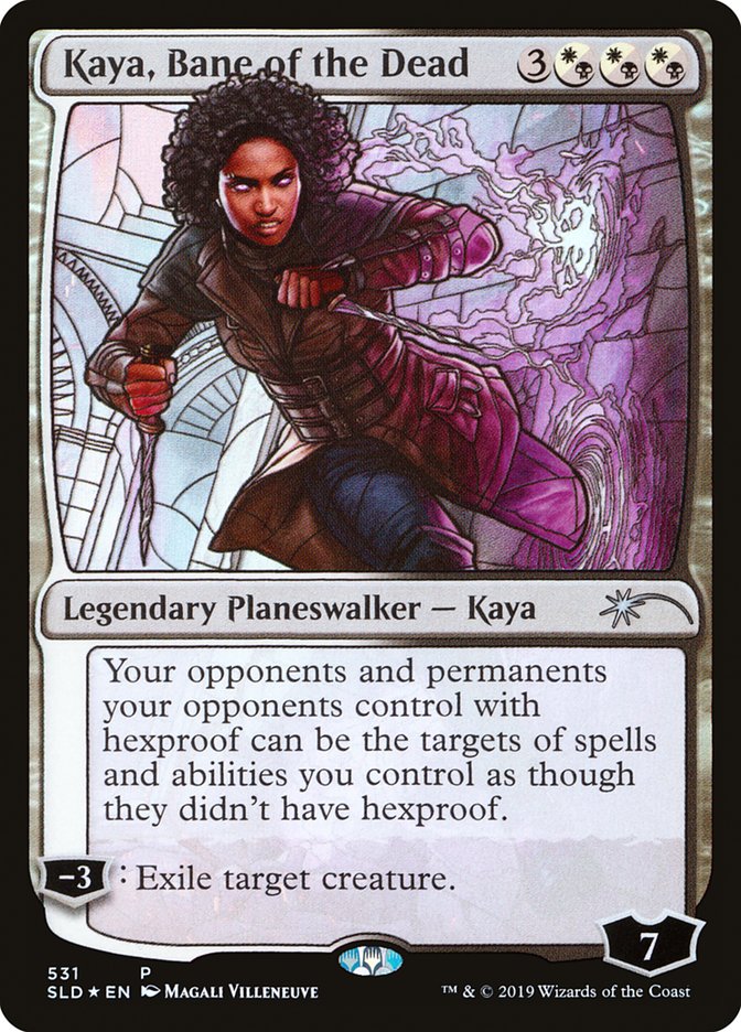 Kaya, Bane of the Dead (Stained Glass) [Secret Lair Drop Promos] | Odin's Place