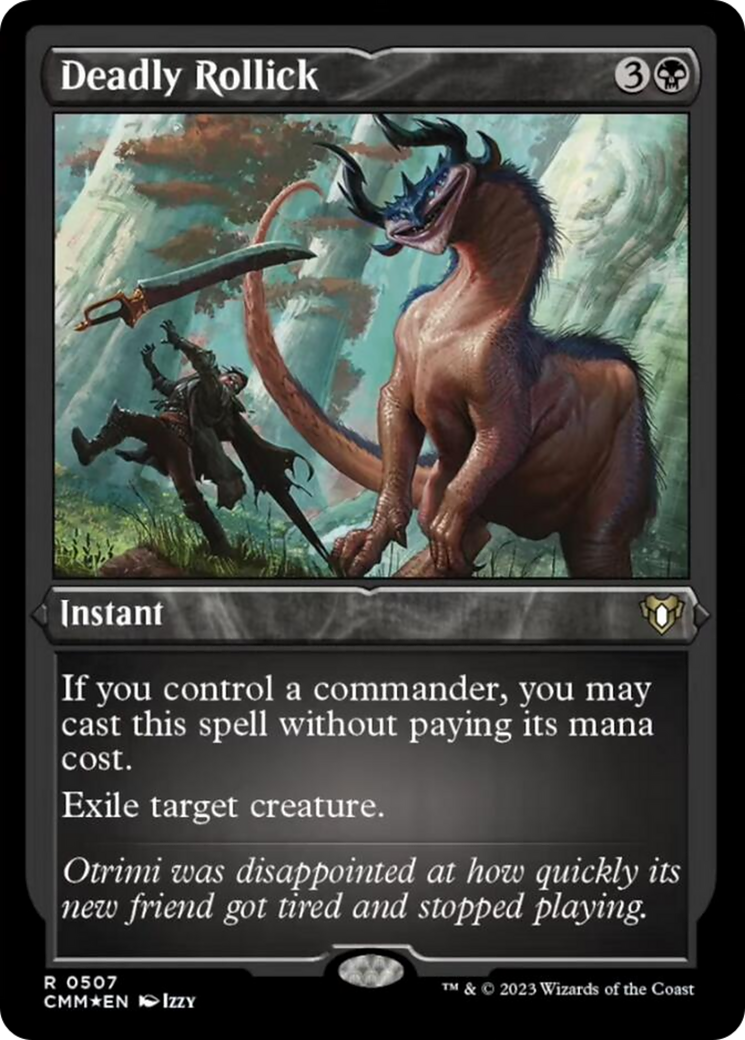 Deadly Rollick (Foil Etched) [Commander Masters] | Odin's Place