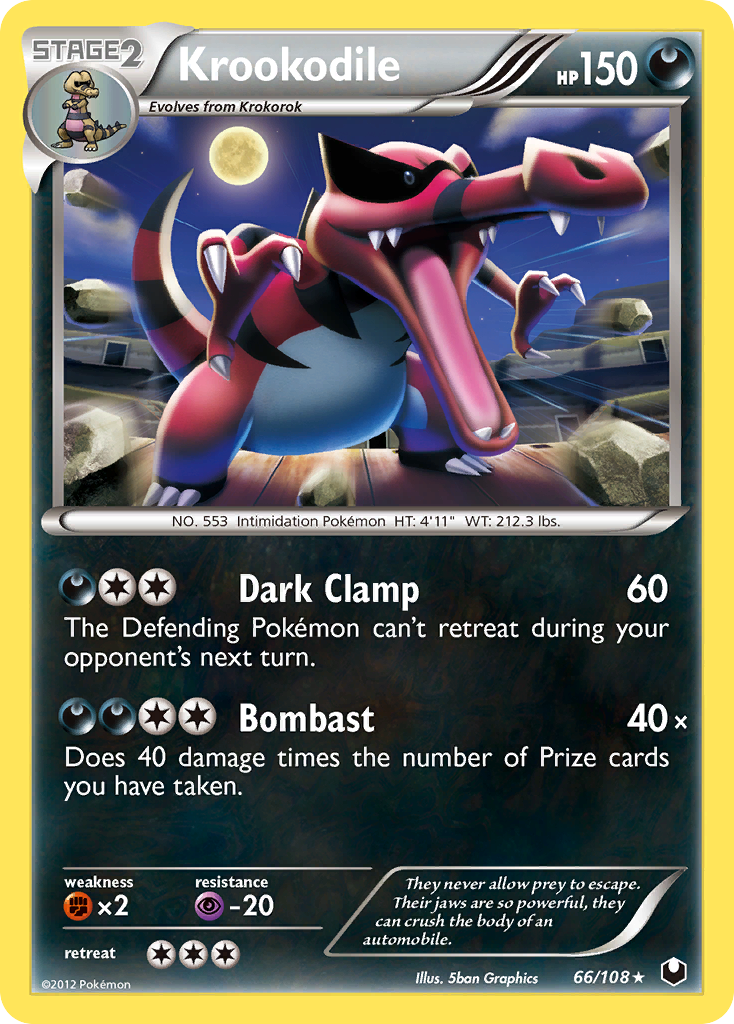 Krookodile (66/108) [Black & White: Dark Explorers] | Odin's Place