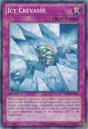 Icy Crevasse [SP13-EN037] Starfoil Rare | Odin's Place