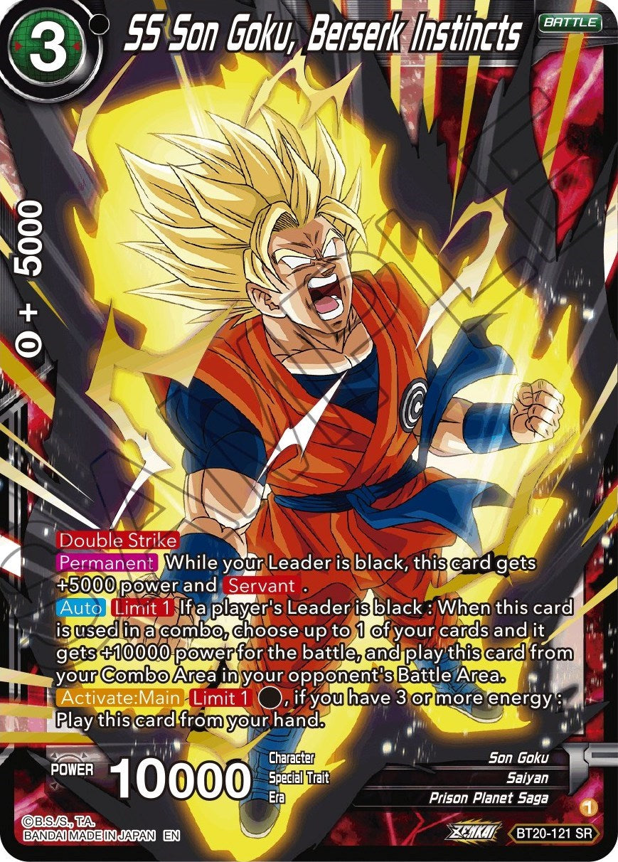 SS Son Goku, Berserk Instincts (BT20-121) [Power Absorbed] | Odin's Place