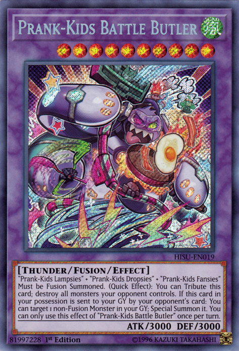 Prank-Kids Battle Butler [HISU-EN019] Secret Rare | Odin's Place