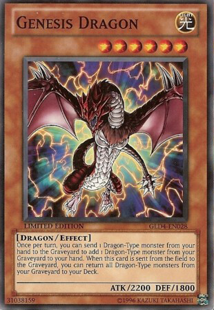 Genesis Dragon [GLD4-EN028] Common | Odin's Place