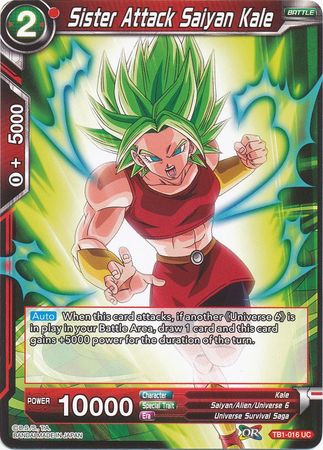 Sister Attack Saiyan Kale (TB1-016) [The Tournament of Power] | Odin's Place