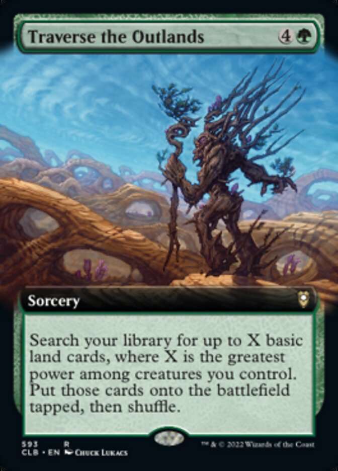 Traverse the Outlands (Extended Art) [Commander Legends: Battle for Baldur's Gate] | Odin's Place