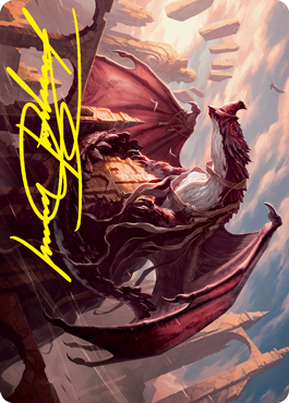 Velomachus Lorehold Art Card (Gold-Stamped Signature) [Strixhaven: School of Mages Art Series] | Odin's Place