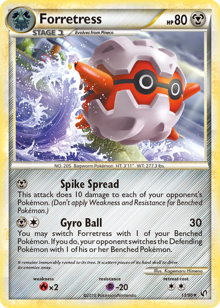 Forretress (13/90) [HeartGold & SoulSilver: Undaunted] | Odin's Place