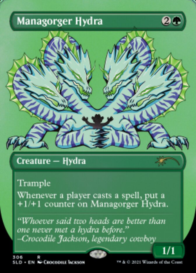 Managorger Hydra (Borderless) (Foil Etched) [Secret Lair Drop Series] | Odin's Place