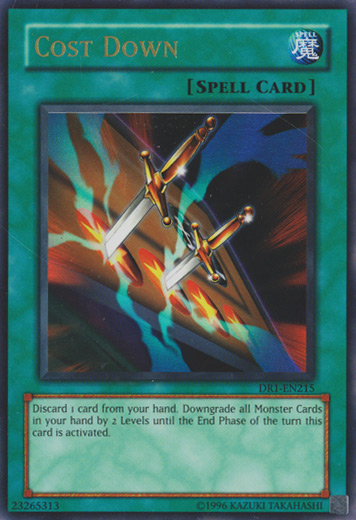 Cost Down [DR1-EN215] Ultra Rare | Odin's Place