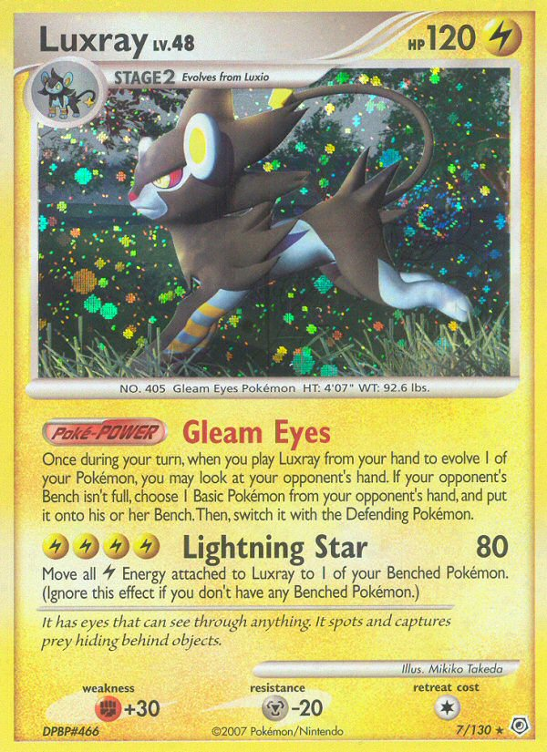 Luxray (7/130) [Diamond & Pearl: Base Set] | Odin's Place