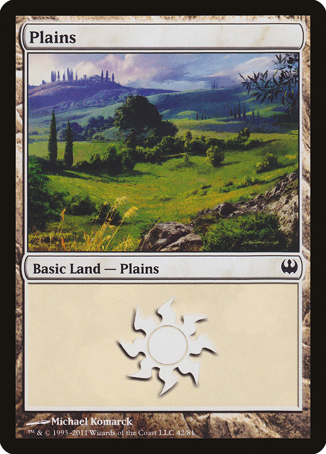 Plains (42) [Duel Decks: Knights vs. Dragons] | Odin's Place