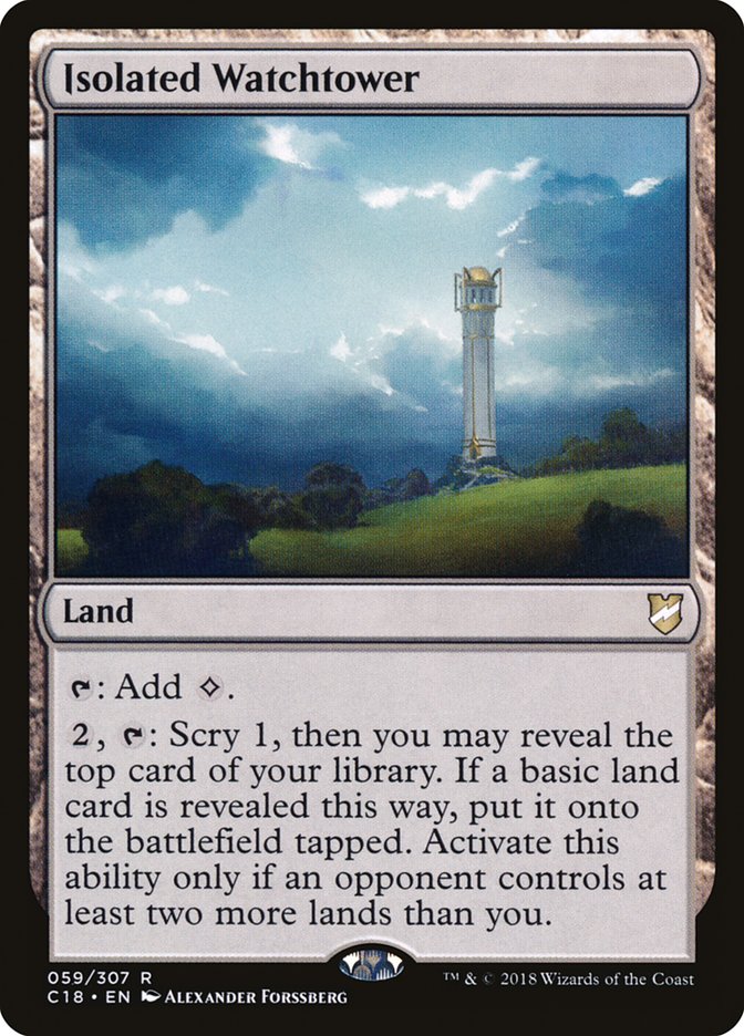 Isolated Watchtower (59) [Commander 2018] | Odin's Place