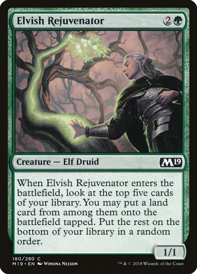 Elvish Rejuvenator (180) [Core Set 2019] | Odin's Place