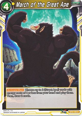 March of the Great Ape (BT3-106) [Cross Worlds] | Odin's Place