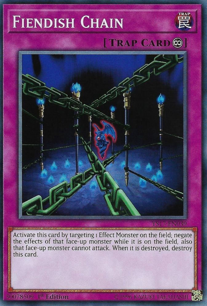 Fiendish Chain [YS17-EN039] Common | Odin's Place