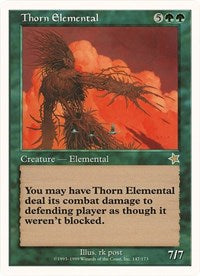Thorn Elemental (39941) (Oversized) [Oversize Cards] | Odin's Place