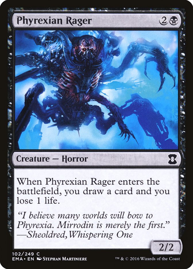 Phyrexian Rager (102) [Eternal Masters] | Odin's Place