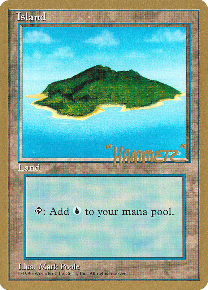 Island (shr367) (Shawn "Hammer" Regnier) [Pro Tour Collector Set] | Odin's Place